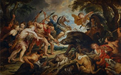 Die Jagd von Meleagros und Atalante von Peter Paul Rubens